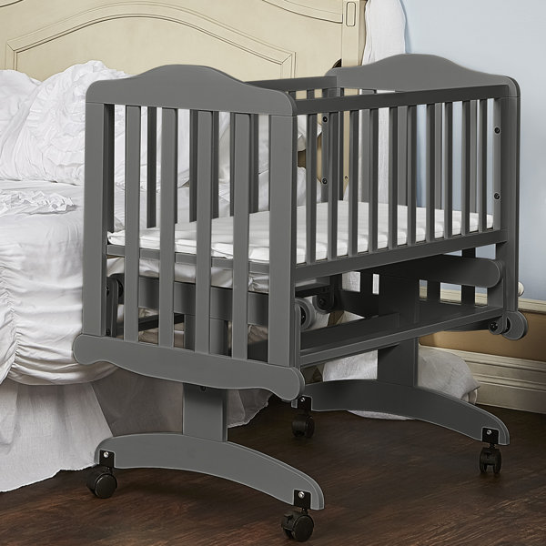 Harriet Bee Dufault Gliding Cradle with Mattress & Reviews Wayfair